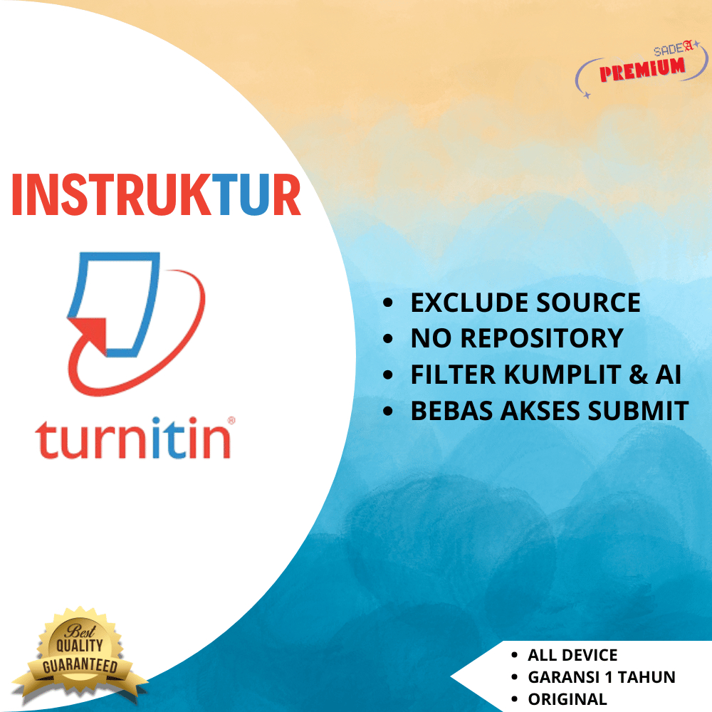 Jual Turnit In Instruk Cek Ai, Red Flag, Exclude Source 1 Tahun ...