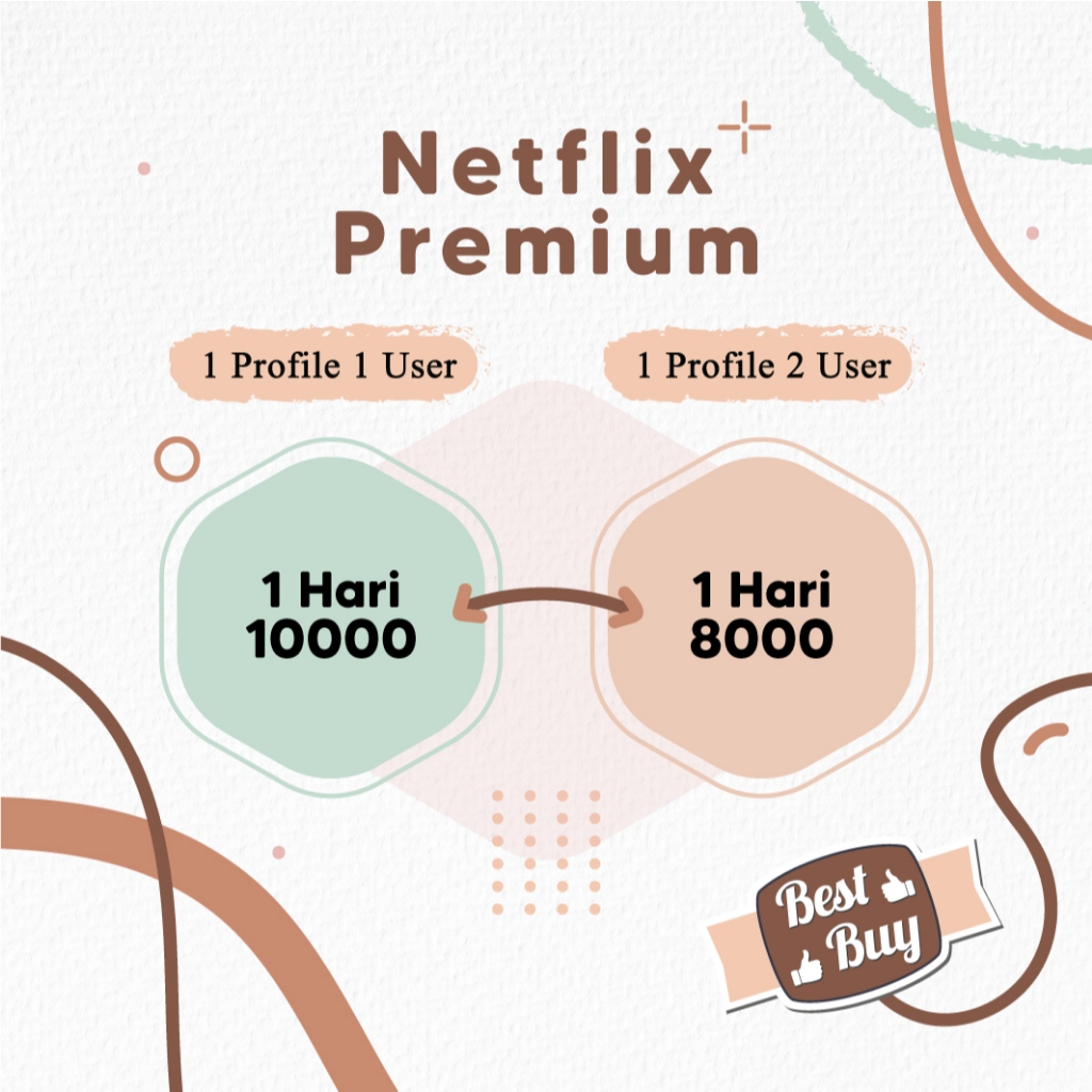 Jual NETFLIX HD 4K FULL GUARANTEE | Shopee Indonesia