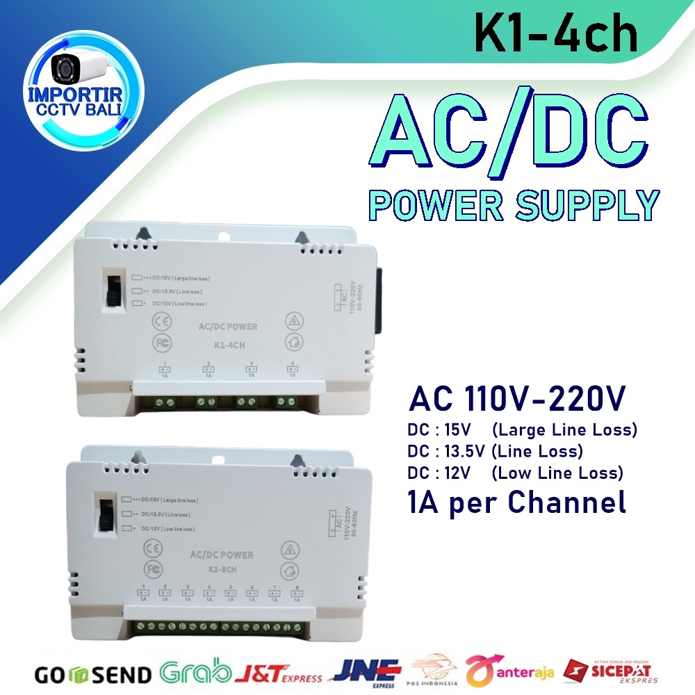 Jual POWER SUPPLY PSU AC/DC 4port 8port | Shopee Indonesia