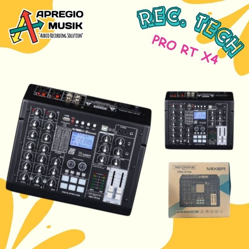 Jual Recording tech PRO RTX4 PRO RT X4 bukan pro RTX6 mixer 2 channel ...