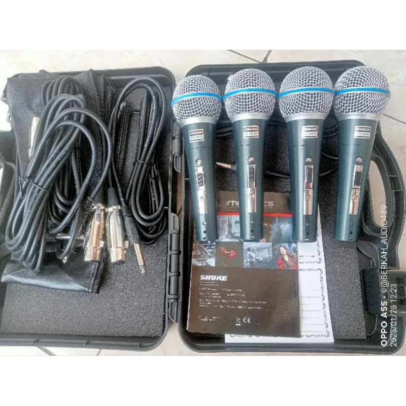 Jual 1KOPER ISI 4.. MIK VOKAL FULL BESI BETA 58A KOPER JUMBO | Shopee ...