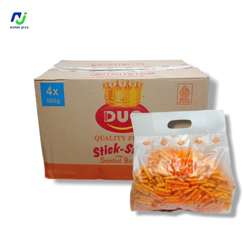 Jual DUO Stick Rasa Balado 1 Dus Isi 4 Pack@500g(DUO STICK STICK BALADO ...