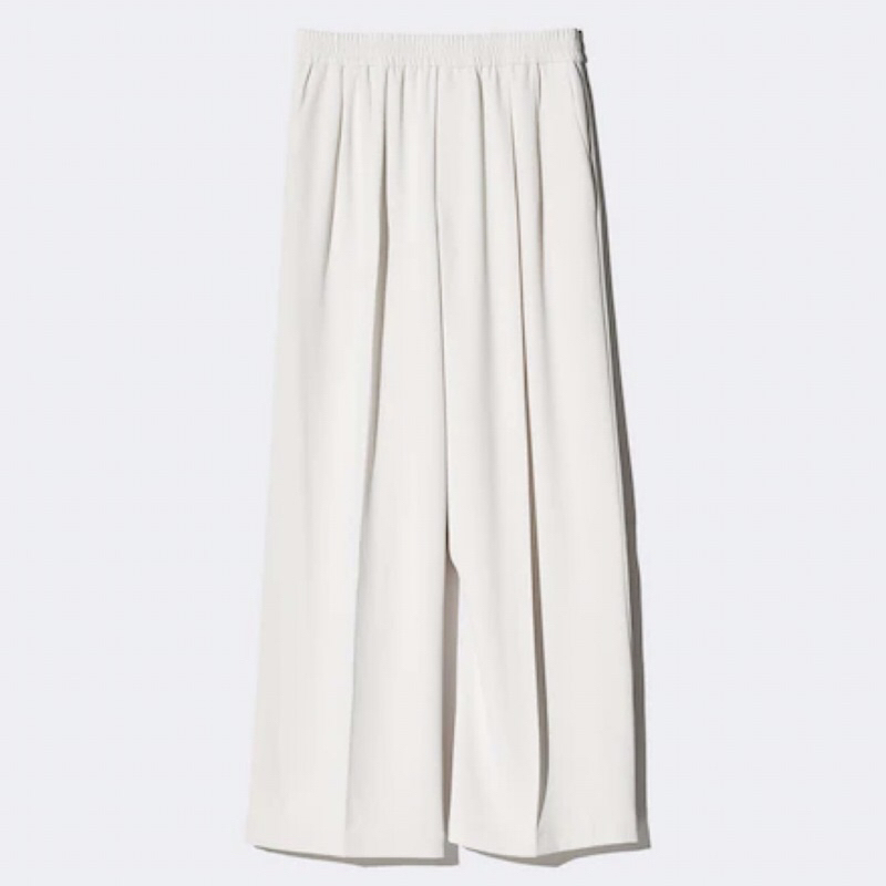 Jual UNIQLO Women Easy Wide Pants Celana Panjang Wanita Rileks Lebar ...