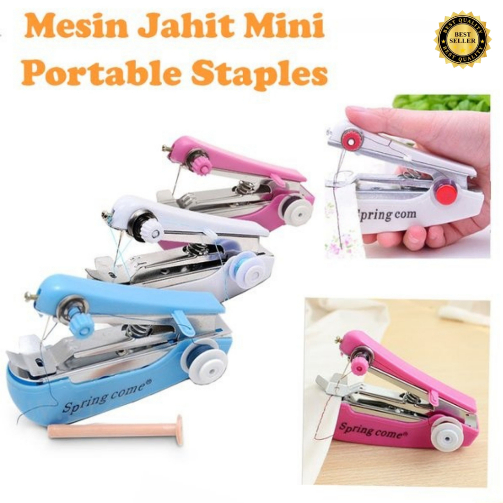Jual Mesin Jahit Mini Portable / Steples Mesin Jahit Tangan Manual ...
