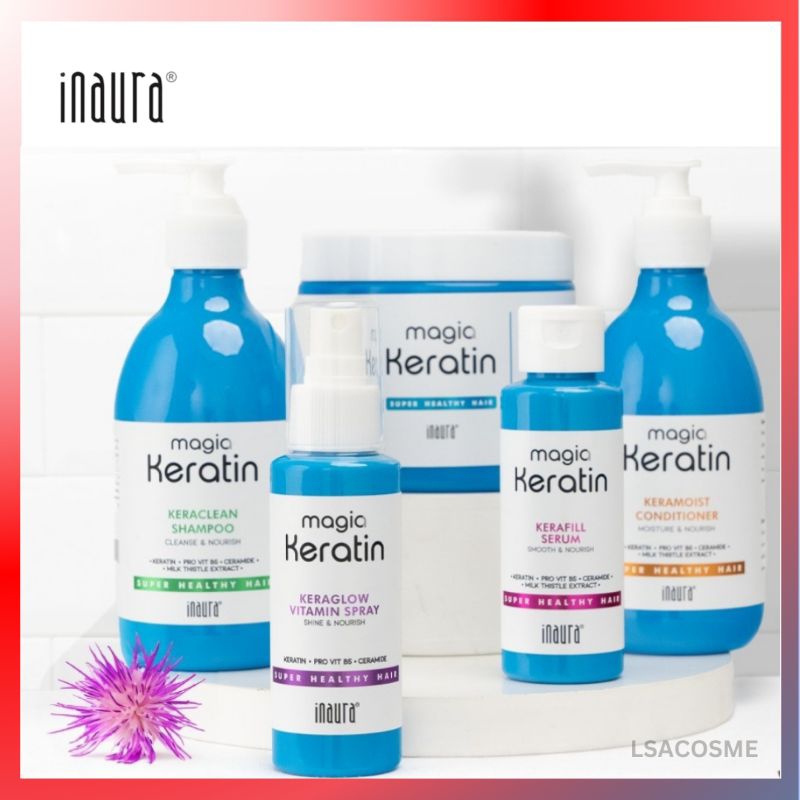 Jual INAURA MAGIA KERATIN SERIES | INAURA MAGIA KERATIN HAIR MASK 500ml ...