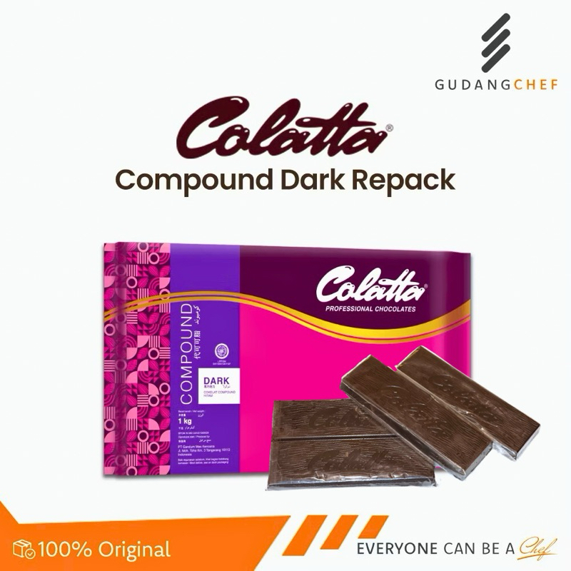 Jual Colatta Professional Dark Compound 200GR 400GR 800GR White Milk ...