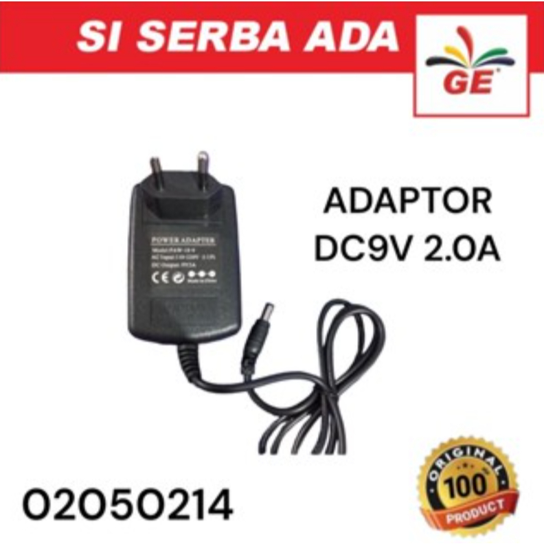 Jual Adaptor 9V 2A Colokan DC CCTV Router Printer Kasir Bluetooth ...