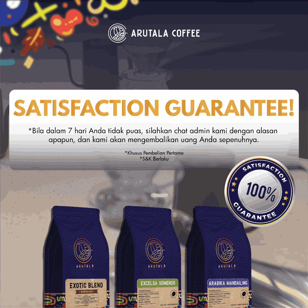 Jual ARUTALA Kopi Gayo Takengon Arabika Arabica Coffee 200 gram ...