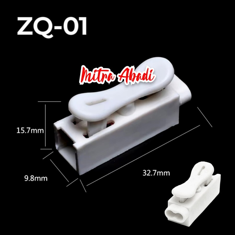 Jual ZQ Quick Spring Terminal Block Connector LED Lamp 6A Push Type ...