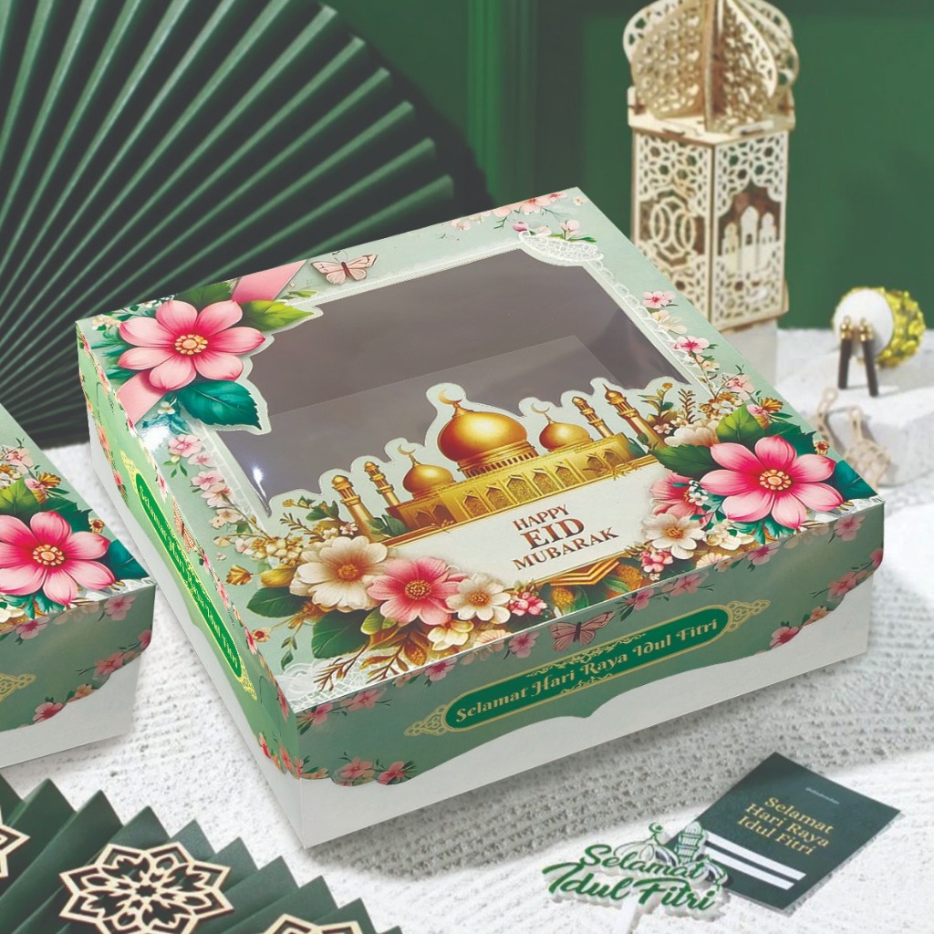 Jual Box Spring 51 Edisi Lebaran| Kotak Kue| Dus Hampers| Uk 22 x 22 x ...