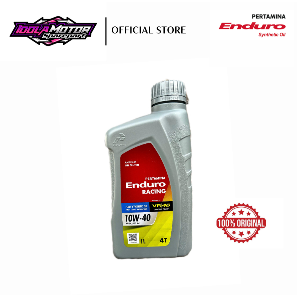 Jual oli ENDURO RACING 10W-40 1L oli enduro racing 10w40 1liter ...