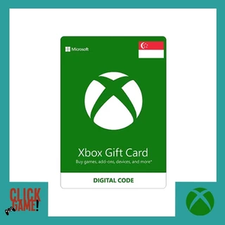 Xbox Gift Card Singapore SGD / SG $20, $50