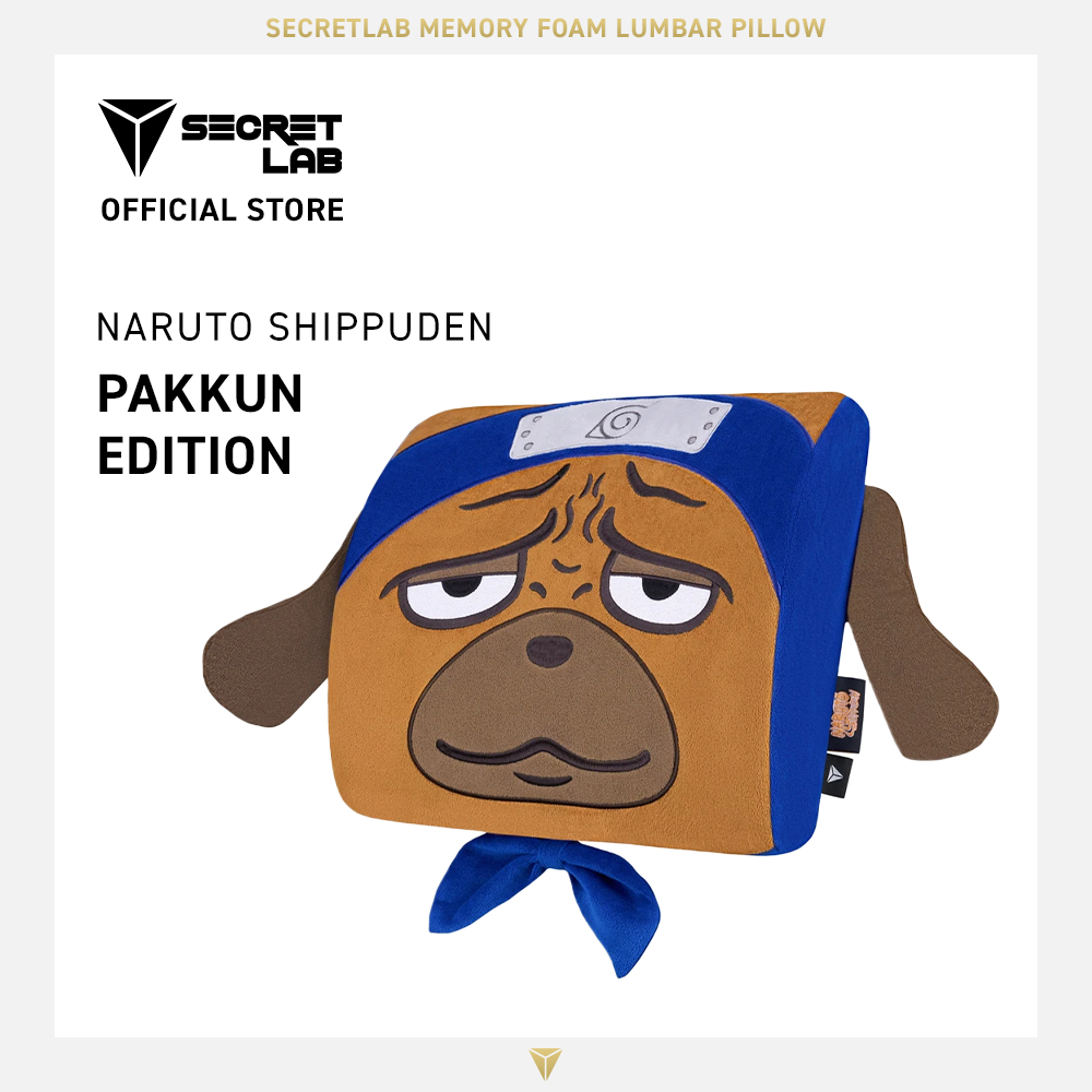 Jual Secretlab Memory Foam Lumbar Pillow - Naruto Shippuden Pakkun ...