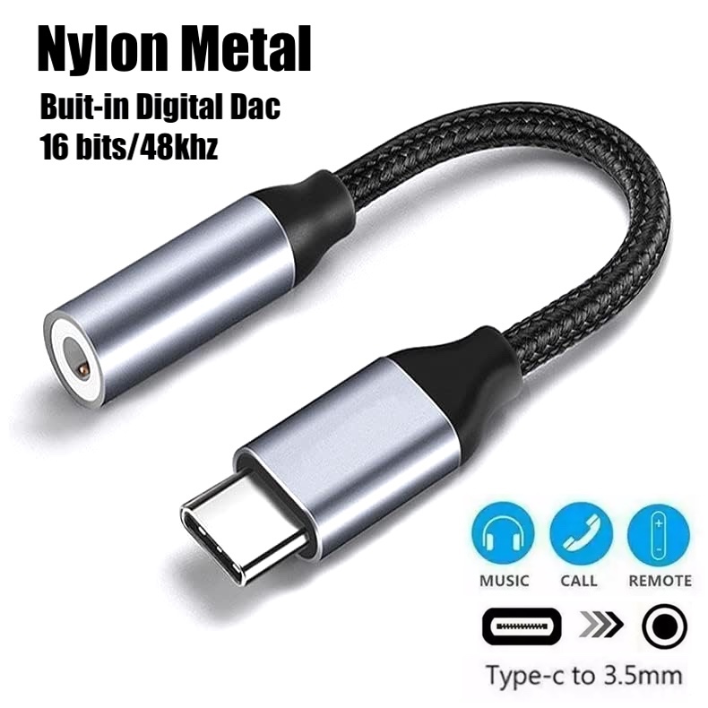 Jual Maxi Type C to 3.5 mm Audio Jack Connector Converter Adapter ...