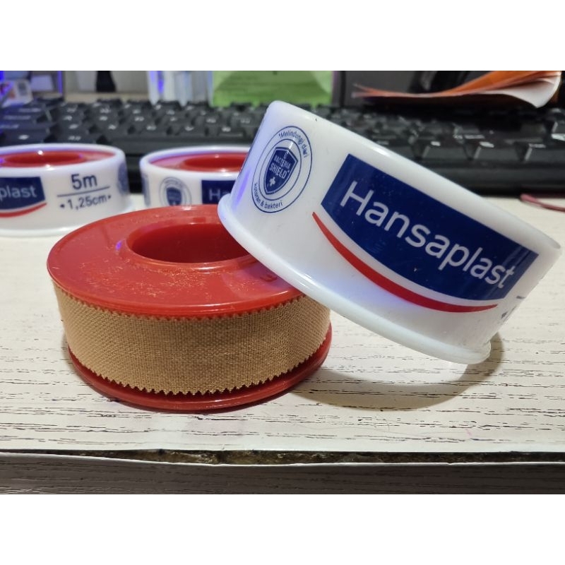 Jual Hansaplast plester rol 1,25cm x 5m hansaplast plester roll kain ...
