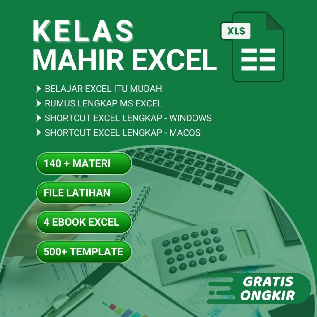 Jual KELAS MAHIR EXCEL LENGKAP MATERI DAPAT DI DOWNLOAD | Shopee Indonesia