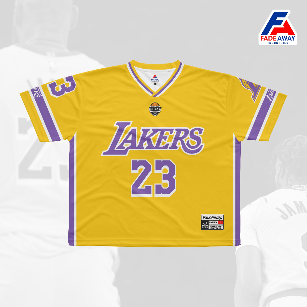 Maillot De Basketball LeBron James #23 Lakers - Camouflage Violet Or - Taille XL - Neuf