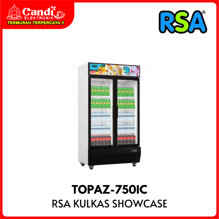 Jual RSA Kulkas Showcase Kapasitas 730 Liter Display Cooler TOPAZ-750IC ...