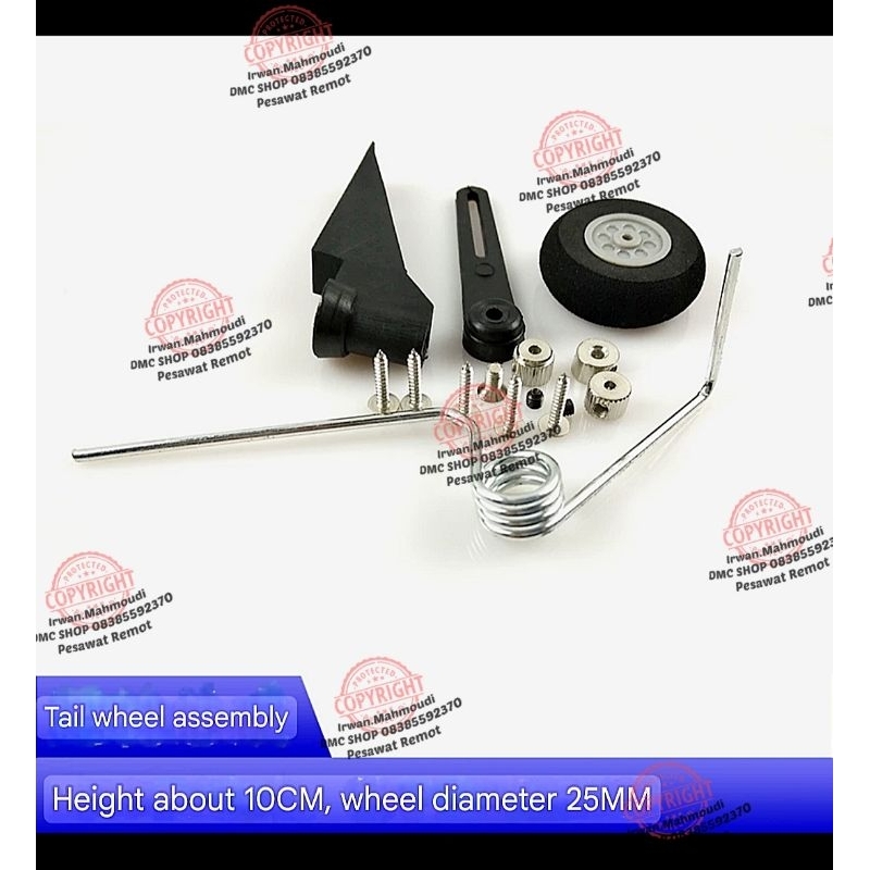 Jual Roda belakang ekor steerable Rear Tail wheel RC Pesawat | Shopee ...