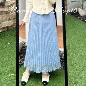 Rok (BRUKAT) Plisket Wanita Pleated Skirt Rok Brukat Rok Pesta Rok Borkat Premium