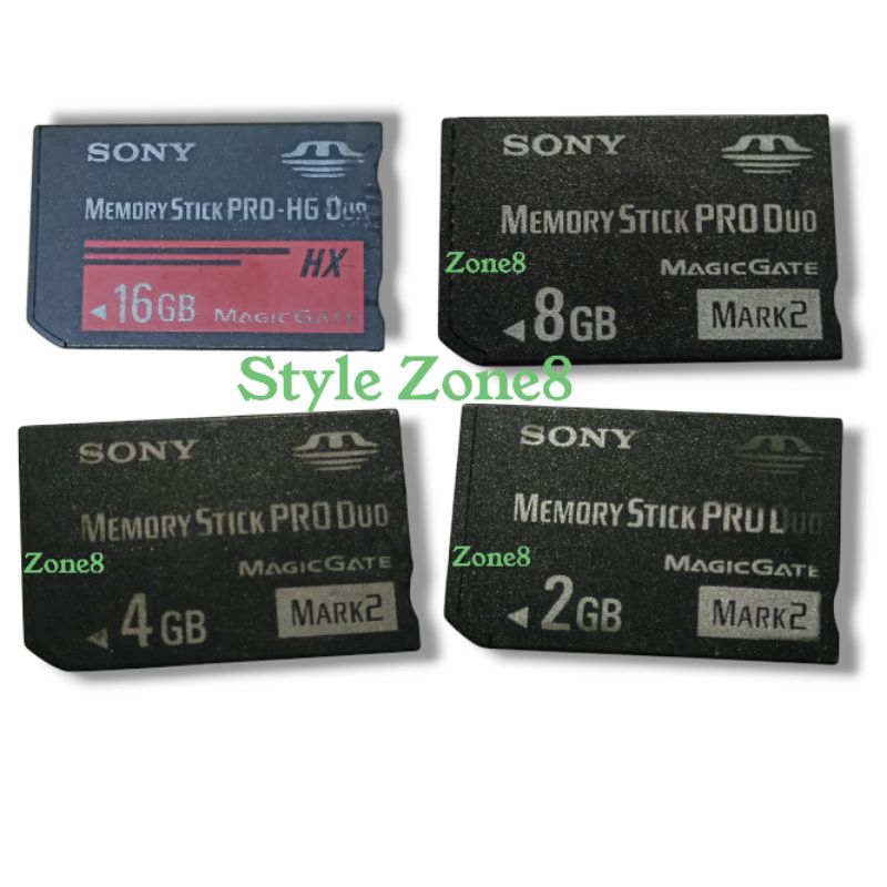 Jual Memory Stick Pro duo Magic Gate Mark2 256MB 512MB 1GB 2GB 4GB 8GB ...