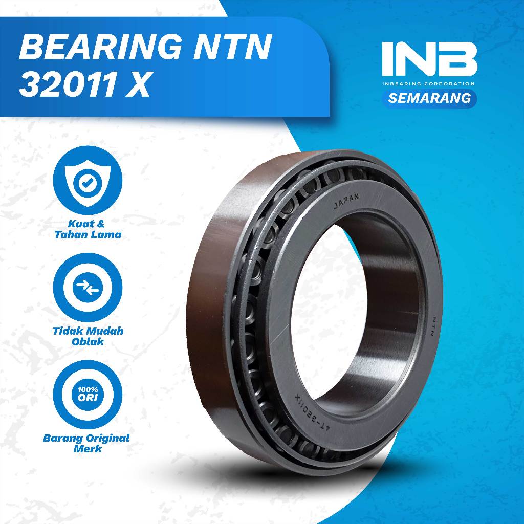 Jual Laker Bearing 32011 X NTN Bearing Roda luar Truck Bak Gandeng Fuso ...