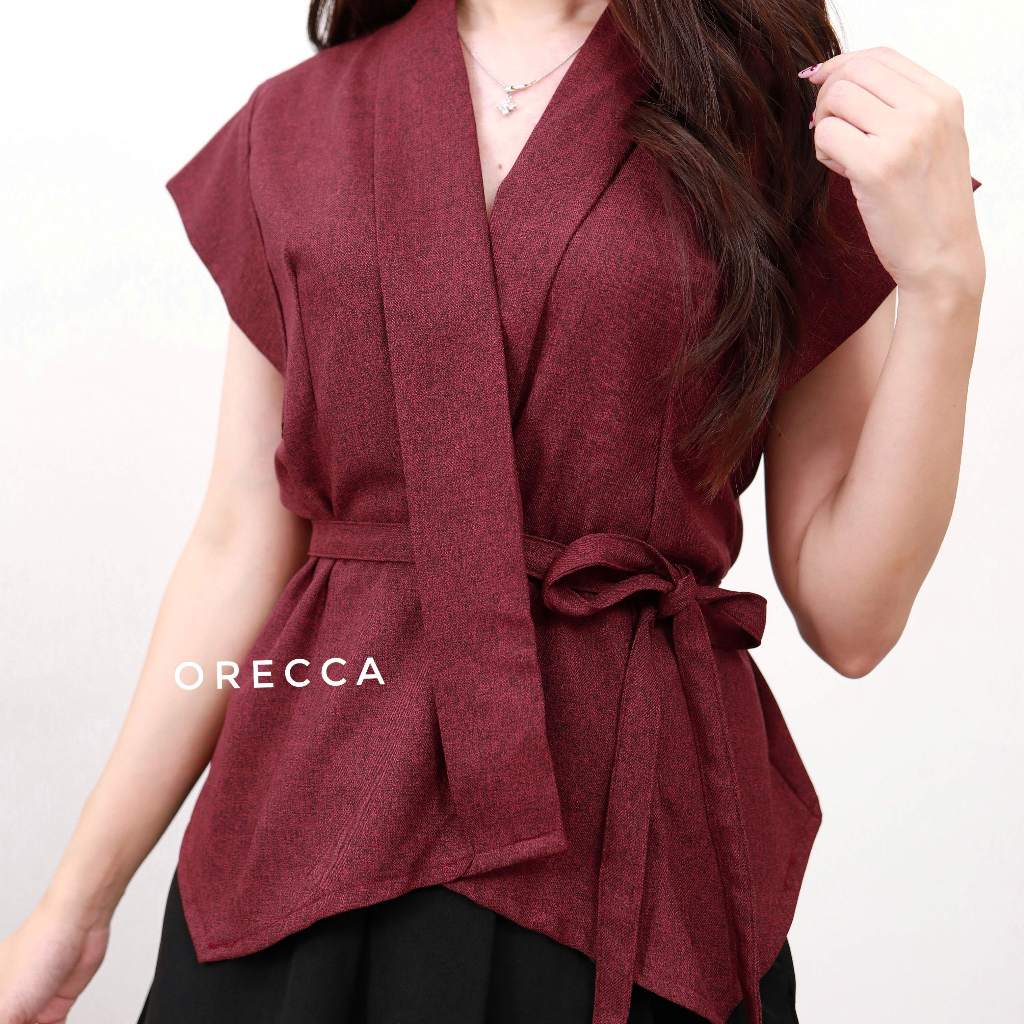 ORECCA - Sarang Top Atasan Wanita Lengan Pendek foto 1