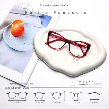 Kacamata Wanita Cat Eye 2001 Kotak Fashion Minus Dan Normal Antiradiasi Photocromic Blueray