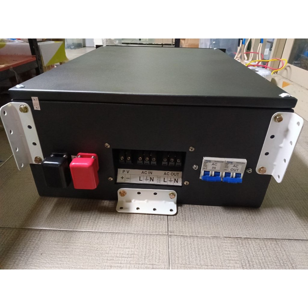 Jual Inverter UPS Rack Mount 5000W LCD Touch Screen Pure Sine Wave ...