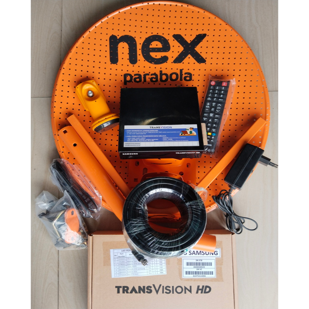 Jual SAMSUNG HD SATELLITE DECODER TRANSVISION LENGKAP DISH PARABOLA ...
