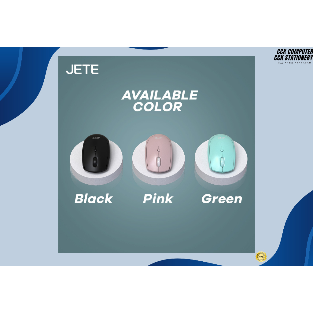 Jual JETE Mouse Wireless MS201 Series | Shopee Indonesia