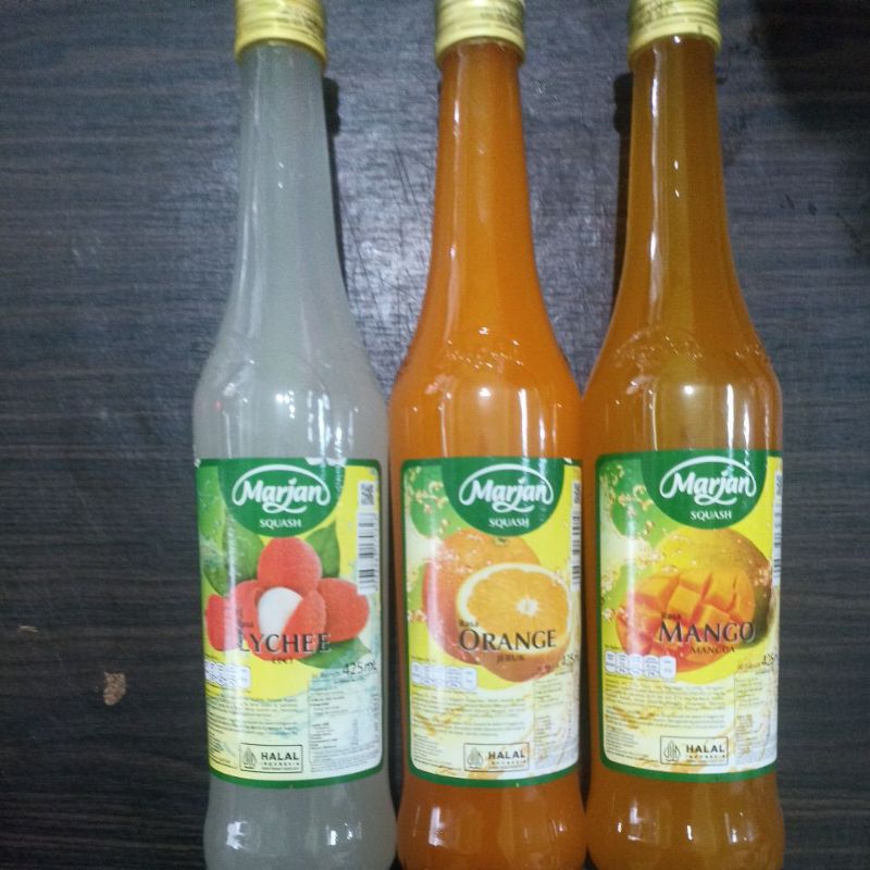 Jual marjan squash berbagai rasa kemasan 425ml | Shopee Indonesia