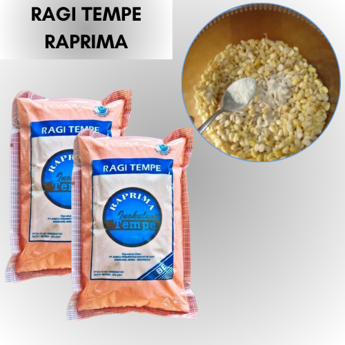 Jual Ragi Tempe RAPRIMA Kemasan 500gr Untuk Fermentasi Tempe Solusi ...