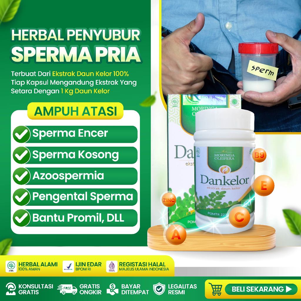 Jual Vitamin Kesuburan Sperma Pria Paling Ampuh Obat Pengental Sperma