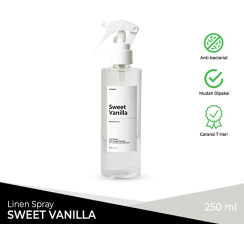Jual Special - HARUMIKA SWEET VANILLA 250 ml LINEN SPRAY ANTI BACTERIAL ...