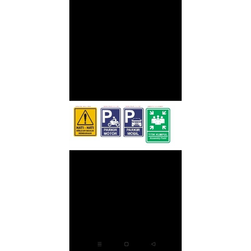 Jual Rambu lalu lintas bahan PVC | Shopee Indonesia