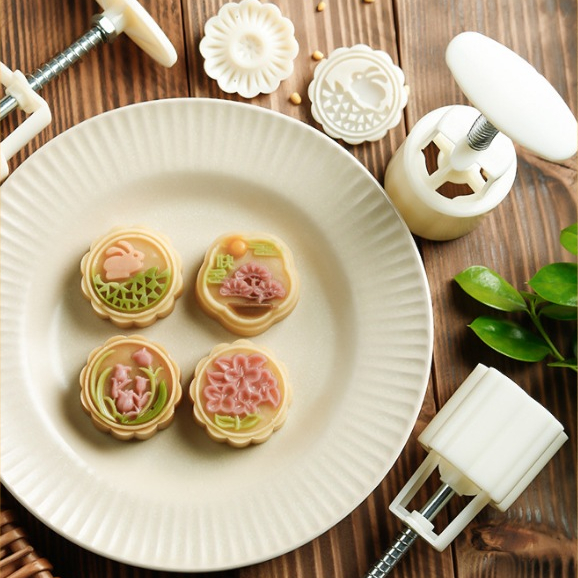 Jual [CETAKAN MOONCAKE 50GR-75GR] Cetakan Mooncake Kue Kering ...