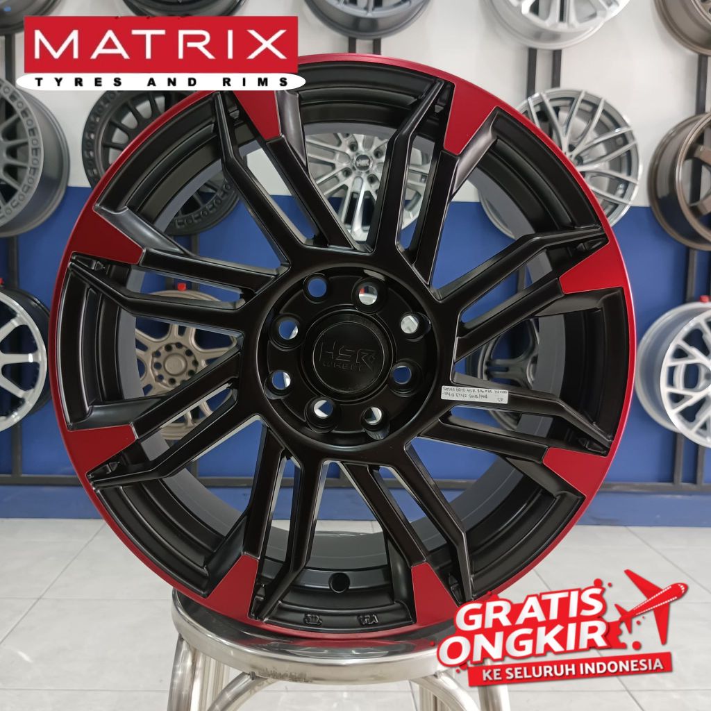 Jual VELG MOBIL RING 16X7 HOLE 8X100-114,3 VELG RACING HSR TYPE SIRIUS ...