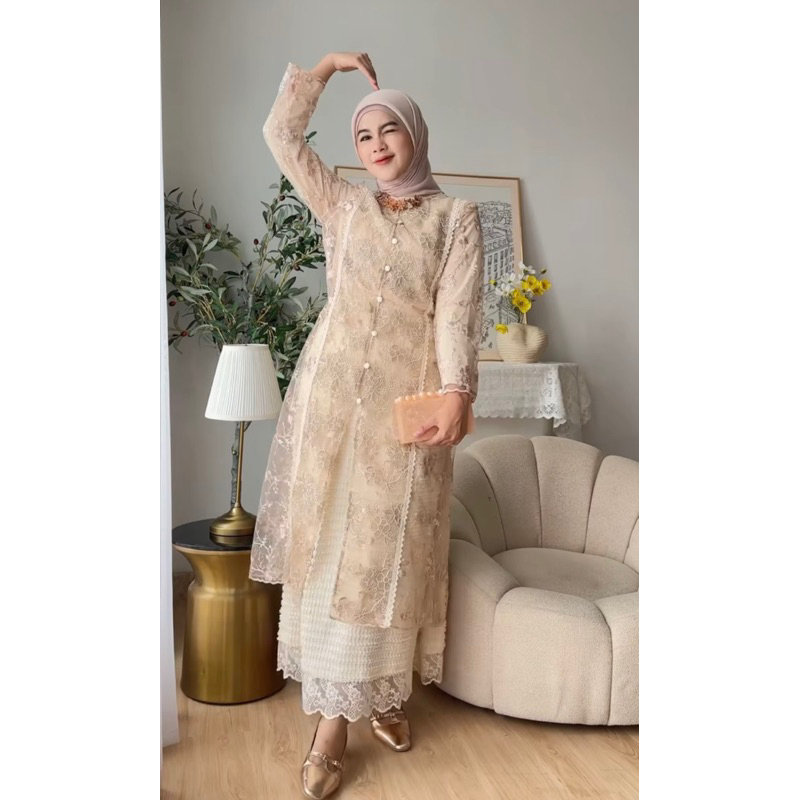 Jual ROK TENUN BULU RENDA A LINE PAYUNG | Shopee Indonesia