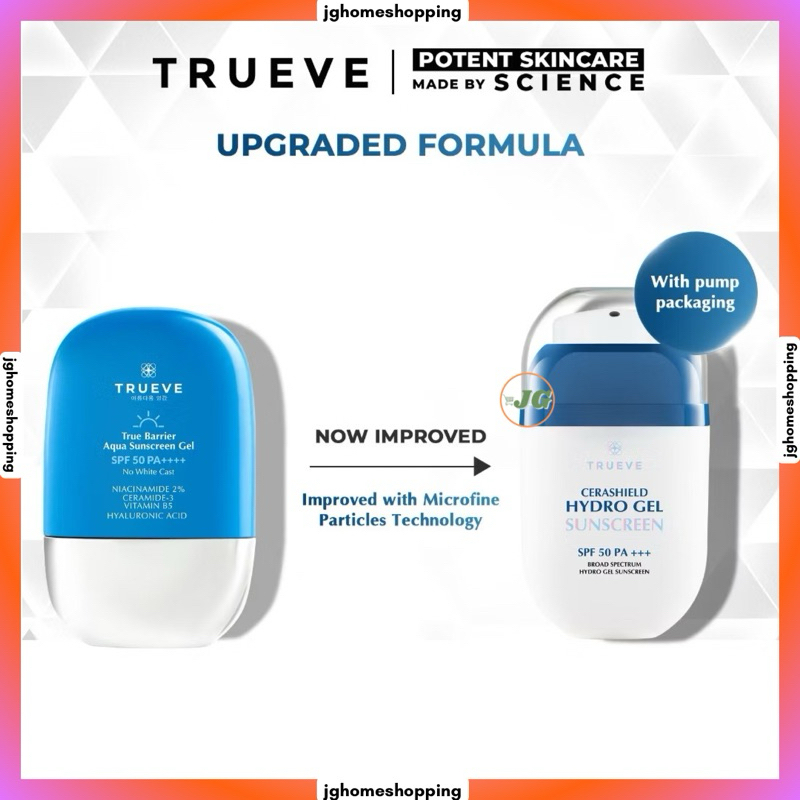 Jual True Barrier Aqua Sunscreen Trueve Gel 30gr | Shopee Indonesia
