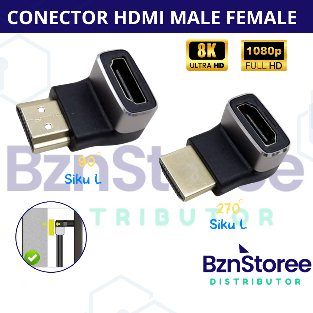 Cable Adaptador HDMI A VGA De 1,8 Metros – Full HD 1080p, Conectores Dorados, Ideal Para PC Y Monitores