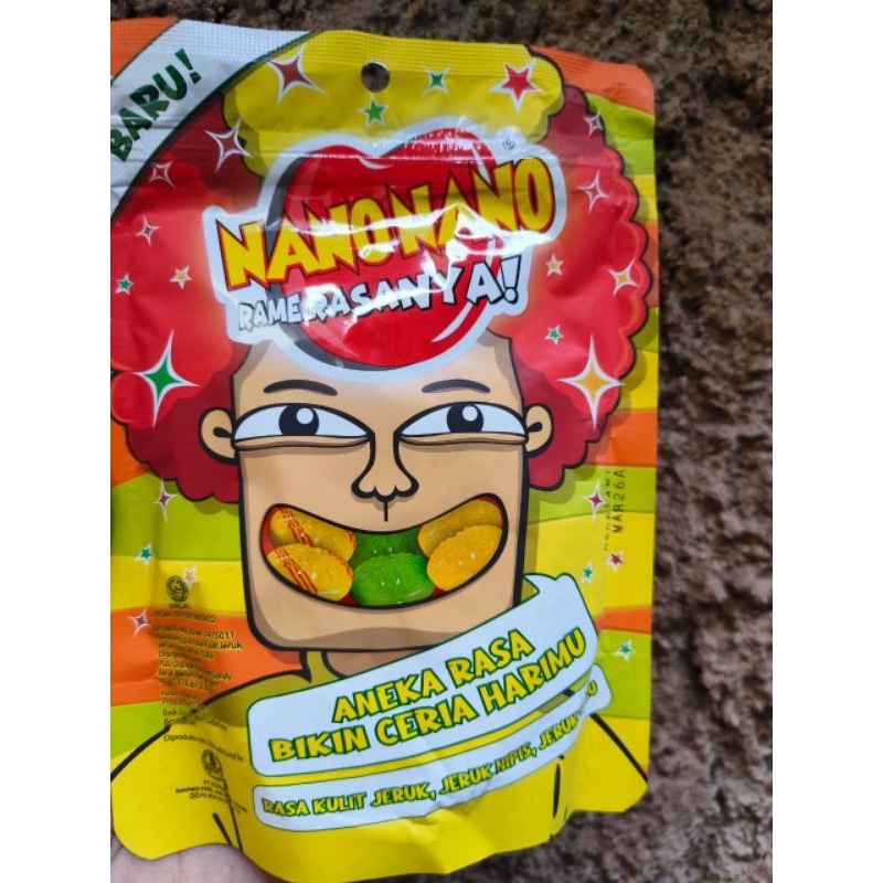 Jual Permen Nano Nano Funtastic Candy Rasa Kulit Jeruk, Jeruk Nipis ...