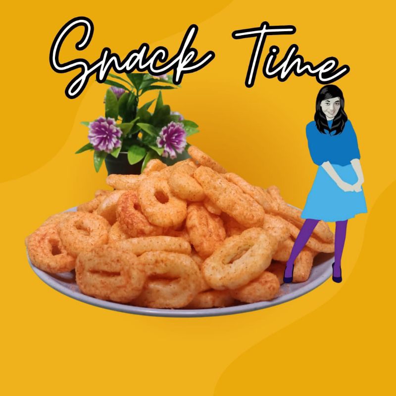 Jual SNACK TIME RING PEDAS | Shopee Indonesia