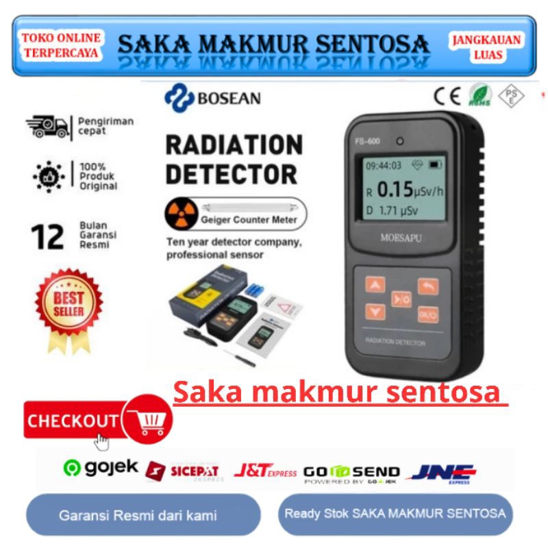 Jual Dosimeter Nuclear Radiation Monitor FS600 XRAY Gamma Bosean ...