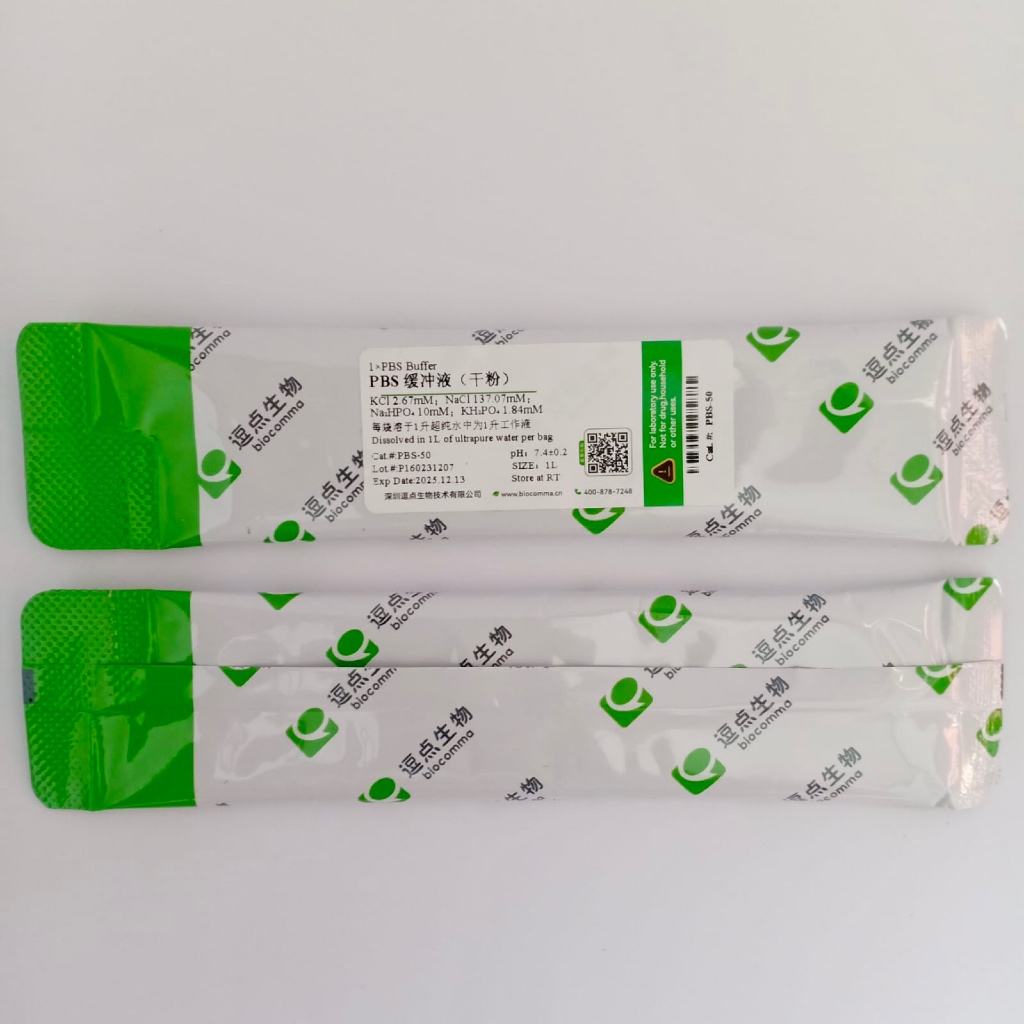 Jual [BK21] PBS Phosphate Buffer Saline bubuk untuk 1 Liter | Biocomma ...