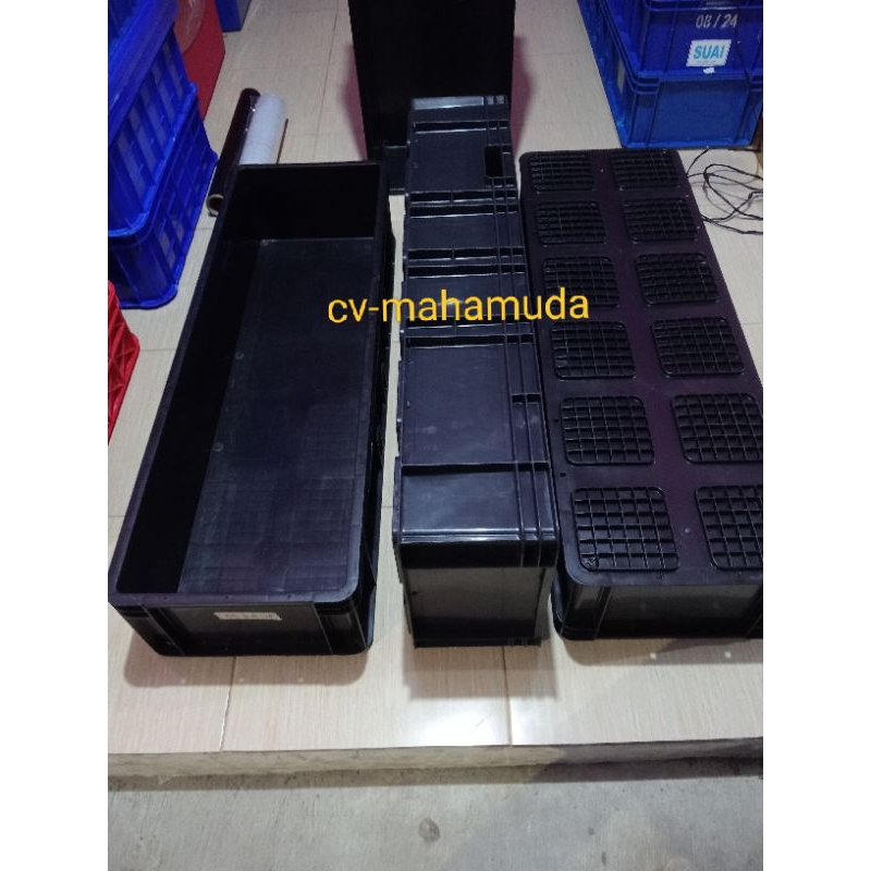Jual box container bahan rabbit 6688 size 100x33x20,cm warna hitam ...