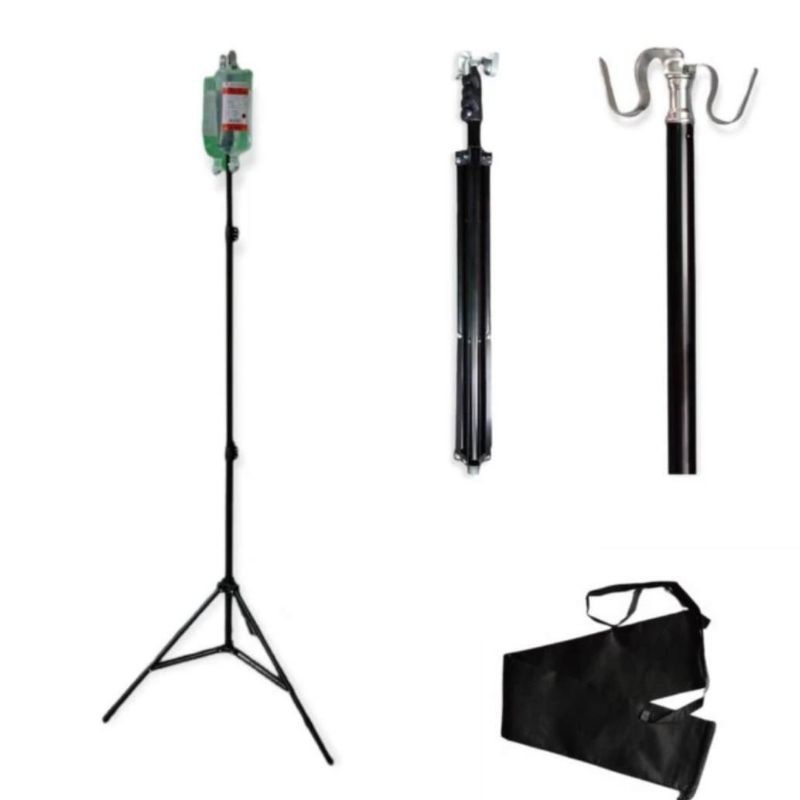 Jual Tiang Infus Portable CAPD Tinggi 190cm 2 Pengait | Shopee Indonesia