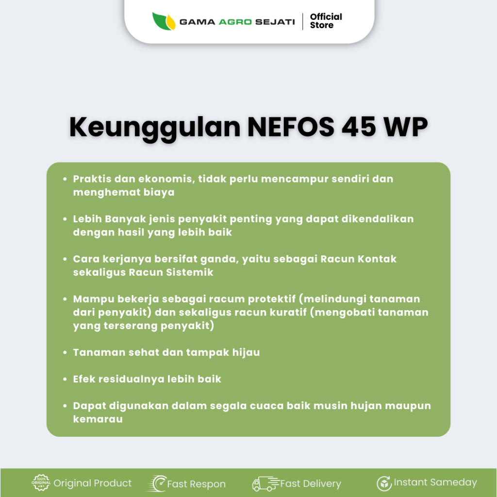 Jual Fungisida Nefos Kemasan 200 gram | Shopee Indonesia