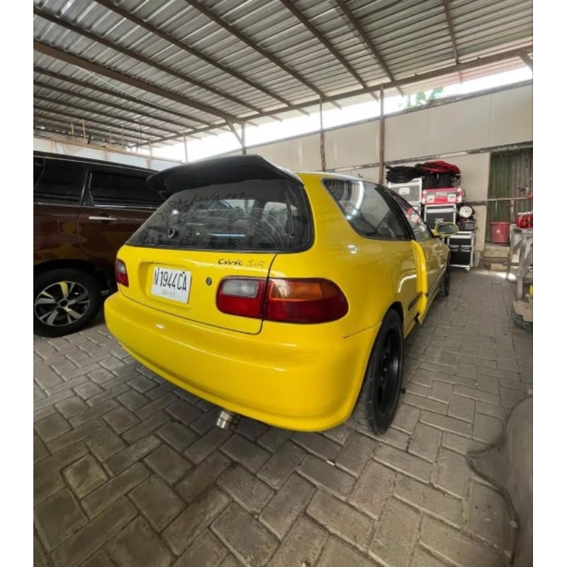Jual Spoiler Spoon Civic Estilo SR3 carbon kevlar | Shopee Indonesia