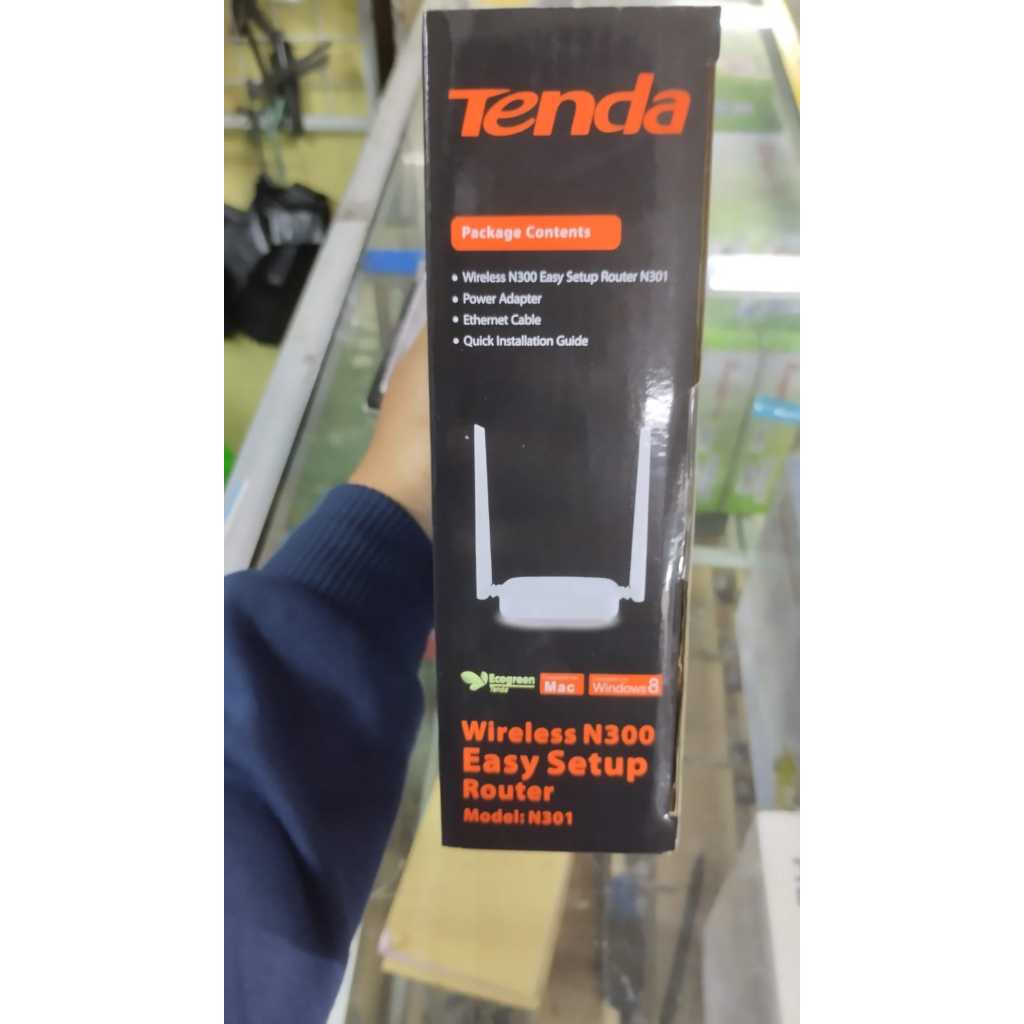 Jual Tenda N301 / N 301 Wireless N300 Easy Setup Router resmi | Shopee ...